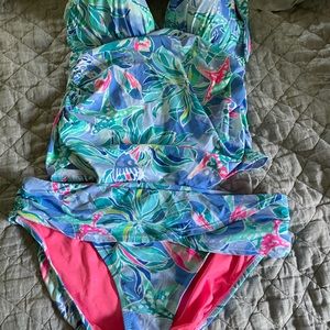 Lilly Pulitzer EUC Size 14 Tankini